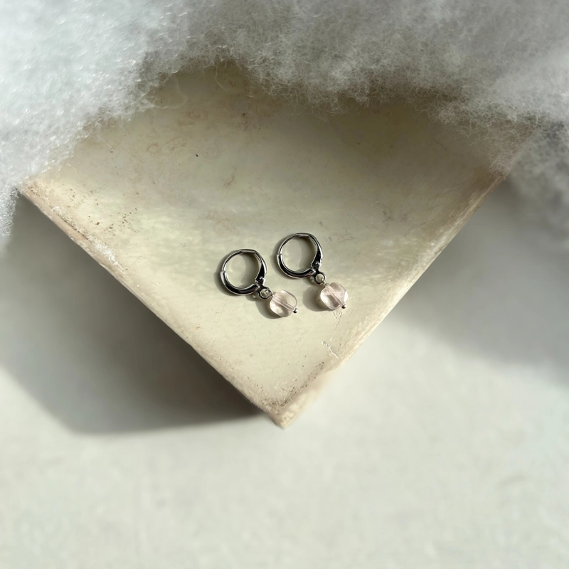 microhoop Quarzo Rosa